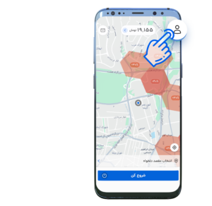 پروفایل و حساب کاربری برنامه تپسی رانندگان