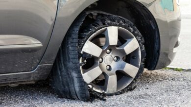اگر لاستیک ماشین ترکید چکار کنیم؟