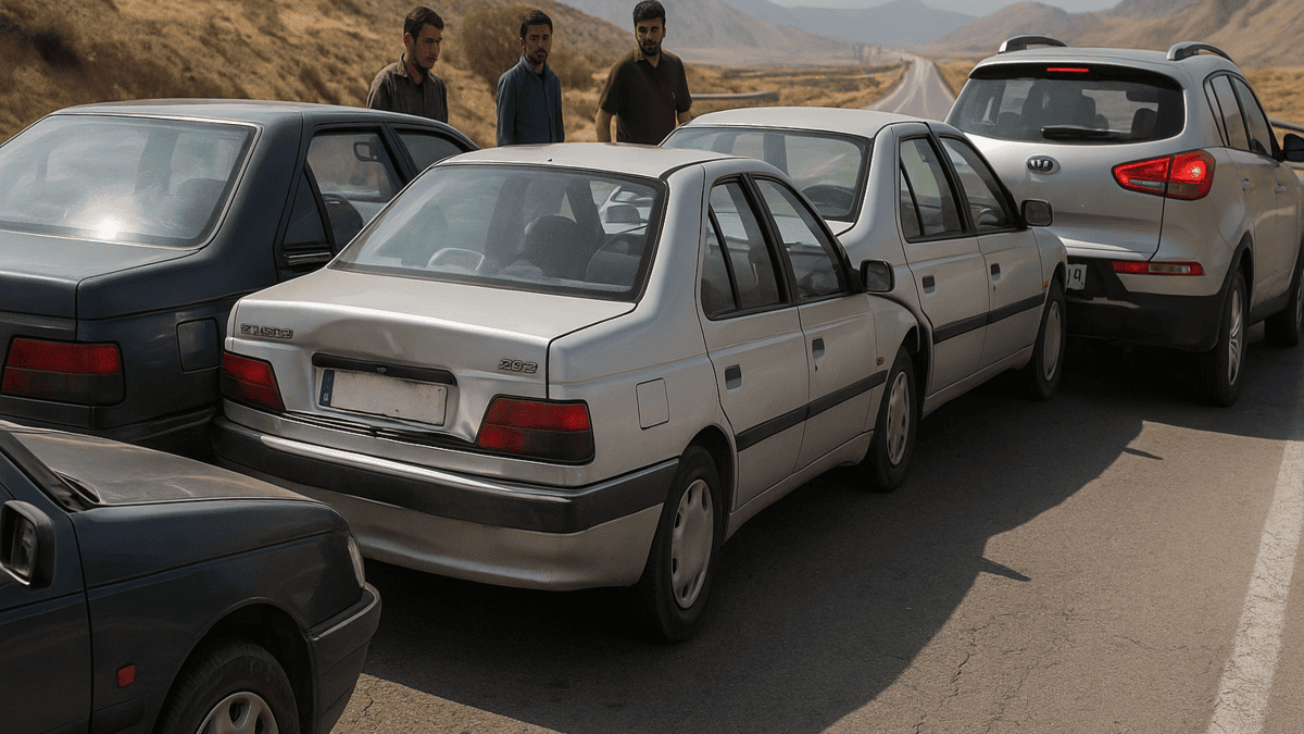 مقصر در تصادف زنجیره‌ای چه کسی است؟