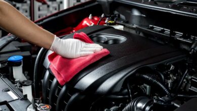 شستن موتور خودرو