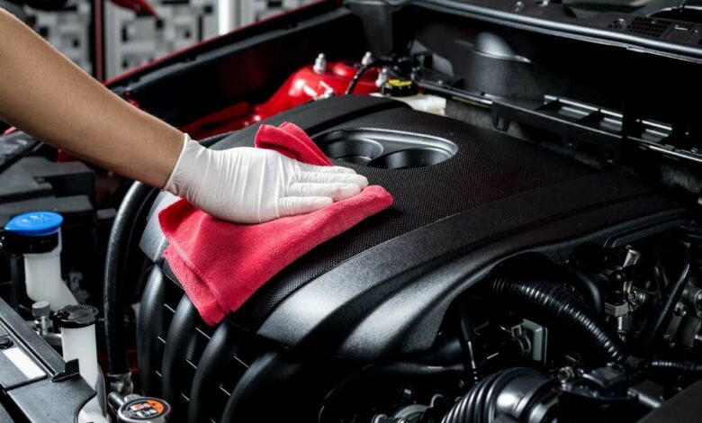 شستن موتور خودرو