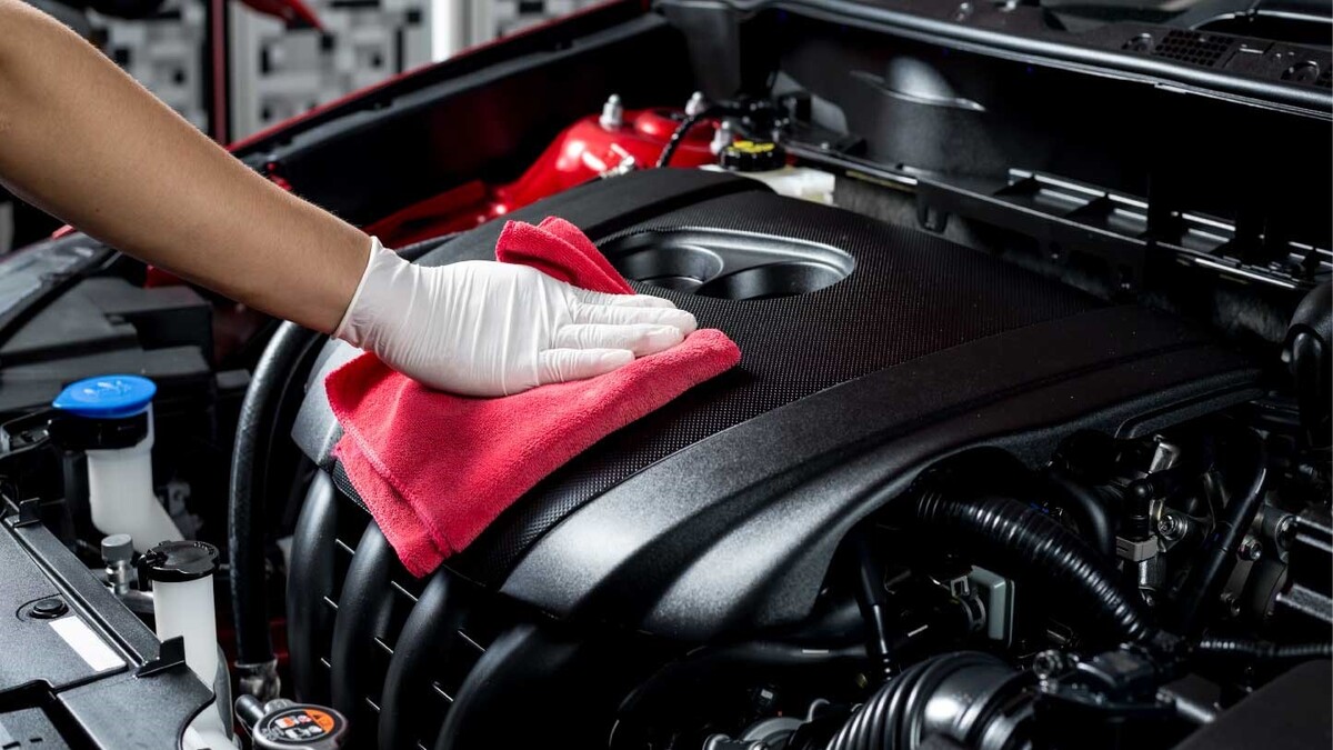 شستن موتور خودرو