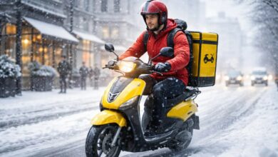 نکات موتور سواری در فصل سرد