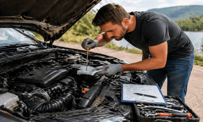 راهنمای کامل بررسی وضعیت موتور خودرو قبل از سفر طولانی