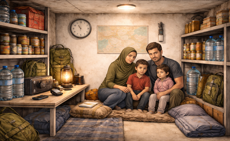 مکان‌های امن خانه برای پناه گرفتن