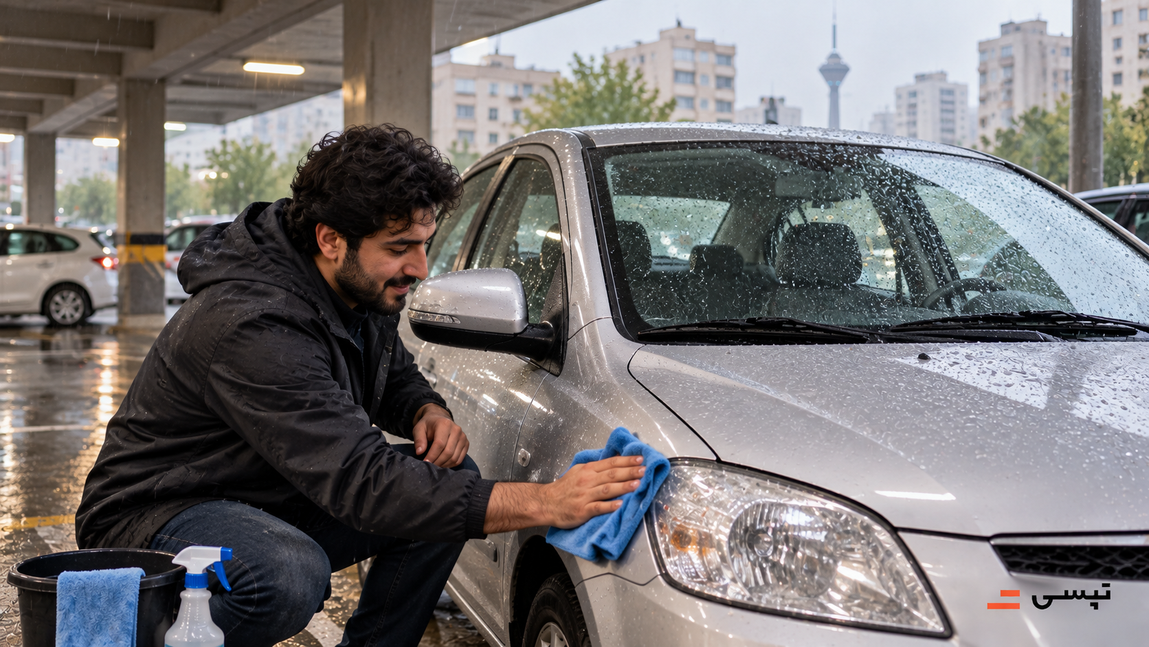 کاهش دید در بارندگی